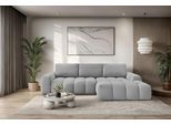 Ecksofa OTTO HOME "AZITA L-Form, 270 cm - OTTO. Verlässliche Qualität.", grau, B:270cm H:84cm T:166,5cm, 100% Polyester, Sofas, Ecksofa, wahlweise als Schlafsofa m. Bettkasten, Bubble-Optik