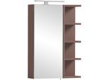 Spiegelschrank SCHILDMEYER "Piazza, Breite 49,7 cm", mauve, B:49,7cm H:74,8cm T:16cm, FSC-zertifizierter Holzwerkstoff, Schränke, Spiegelschrank, Made in Germany