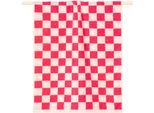 Strandtuch PAD "CHESS", pink, B:100cm L:180cm, Frottee, Frottee, Handtücher, Made in Europe, modernes Karo Design