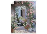 Wandbild ARTLAND "Blumenangebot", beige (farbe bild(er): naturfarben), B:45cm H:60cm, Bilder, als Leinwandbild, Poster in verschied. Größen