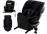 Autokindersitz KINDERKRAFT "XRIDER 2 i-Size", Baby, schwarz, Materialmix, Kindersitze, 360 – drehbarer Kindersitz