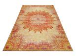 Teppich WECON HOME "Rooftop", rot, B:70cm H:6mm L:120cm, Baumwolle, Teppiche, Teppich, Vintage, Baumwolle, Kurzflor, Wohnzimmer, Schlafzimmer, Orient