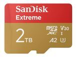 SanDisk Extreme® microSDXC 2 TB + SD Adapter