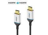 FiberX Serie - HDMI 8K Glasfaser Extender Kabel - 15m