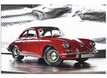 Wandbild ARTLAND "Klassiker - Der Porsche 356", rot (farbe bild(er): rot), B:60cm H:40cm, Bilder, als Alubild, Leinwandbild, Poster in verschied. Größen