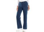 Bequeme Jeans CLASSIC BASICS, Damen, Gr. 24, Kurzgrößen, blau (dunkelblau), 81% Baumwolle, 17% Polyester, 2% Elasthan, unifarben, lang, Jeans