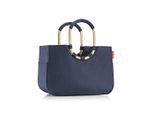 Reisenthel Einkaufstasche Loopshopper L midnight gold, Dunkelblau, Textil, 46x34.5x25 cm, großes Hauptfach, Freizeit, Koffer & Taschen, Einkaufstaschen