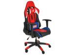 X Rocker Gamingstuhl Marvel, Rot, Schwarz, Weiß, Royalblau, Kunststoff, Leder, Stein, Lederlook, 55x113-117x62.5 cm, Wippfunktion, Sitzfläche 360° drehbar, inklusive Armlehnen, abwischbar, Nackenkissen abnehmbar, Lendenkissen ergonomische Rückenlehne, Kinder- & Jugendzimmer, Jugendmöbel, Gamingstühle