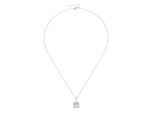 Kette mit Anhänger SMART JEWEL "Anhänger m. Zirkonia, Silber 925/-", weiß, Halsketten, Damen, 45cm, Silber 925 (Sterlingsilber)