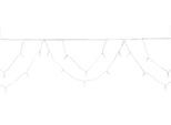 KONSTSMIDE LED-Lichterkette "Weihnachtsdeko aussen", Energieeffizienz: G (A-G), weiß, Dioden 200 Stk., Kabellänge 10m x Gesamtlänge 21,25m, Lichterketten, bogenform, 200 bernsteinfarbene Dioden