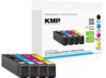 KMP Druckerpatronen H164V schwarz, cyan, magenta, gelb kompatibel zu HP 913A (L0R95AE, F6T77AE, F6T78AE, F6T79AE), 4er-Set
