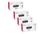 Canon Original Toner 723 4er-Set schwarz, cyan, magenta, gelb hohe Ergiebigkeit (OP2645B002)