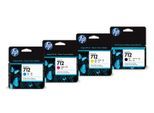 HP Original 711 Druckerpatronen - 4er Multipack (CZ130A, CZ131A, CZ132A, CZ133A)