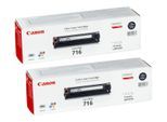 Canon Original Toner 716BK Doppelpack schwarz (OP1980B002DP)