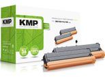 KMP Toner B-T98D schwarz kompatibel zu brother TN-421BK, 2er-Set