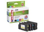 edding Druckerpatronen EDD-555 schwarz, cyan, magenta, gelb kompatibel zu HP 953XL (3HZ52AE), 4er-Set