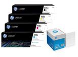 Bundle mit HP Original 415X Toner 4er Multipack + 2.500 Blatt HP Kopierpapier hochweiß