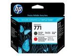 HP Original 771 Druckkopf schwarz matt / rot 775ml (CE017A)