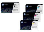 HP Original 507A/ 507X Toner 4er Set schwarz hohe Kapazität, cyan, magenta, gelb