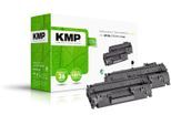 KMP Toner H-T235D schwarz kompatibel zu HP 05A (CE505D), 2er-Set