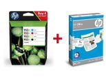 Druckerpatronen Bundle mit HP Original 953XL Multipack + 500 Blatt HP Kopierpapier