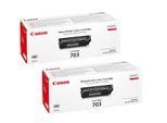Canon Original Toner 703 Doppelpack schwarz (OP7616A005DP)