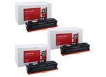 dots Toner kompatibel zu HP 131A Canon 731(U0SL1AM, 6271B002/6270B002/6269B002), 3er-Set cyan, magenta, gelb