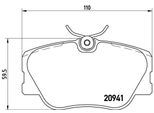 BREMBO Bremsensatz, Scheibenbremse Bremsensatz-Vorderachse ik3ebym413 Vorderachse voll 284mm 12mm für Mercedes