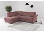 Ecksofa SIT & MORE "Glendale, L-Form", aubergine, B:247cm H:84cm T:193cm, 100% Polyester, Sofas, Ecksofa, inkl. Kopfteilverstellung, wahlweise mit Vorziehsitz und Bettkasten