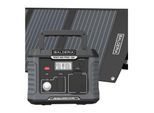 BALDERIA Power Set - Powerstation 500W, faltbares Solarpanel 120W