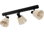 EGLO Deckenspot "SEAGARD Spotlampe - Stahl - E14 - 3X40W - IP20", schwarz, 3, H: 13,5cm, 1 Stk., Leuchten, Deckenlampe, Deckenstrahler, Strahler, L52 x B11,5 x H13,5 cm, Deckenspot