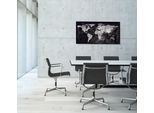SIGEL Glas-Magnettafel 91,0 x 46,0 cm World-Map