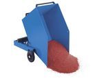 eurokraft pro Blech-Kastenwagen, Kasten kippbar, Volumen 0,25 m³, ohne Deckel