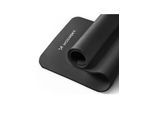Wozinsky exercise mat 181 x 63 x 0.9 cm thick gymnastic yoga mat black