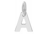 Kettenanhänger ADELIA´S "eleganter Buchstabe Anhänger aus 925 Sterling Silber", silber, Schmuckanhänger, Damen, Silber 925 (Sterlingsilber), Kettenanhänger