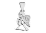 Kettenanhänger ADELIA´S "hochwertiger Herz Anhänger aus 925 Sterling Silber", gold, Schmuckanhänger, Damen, Silber 925 (Sterlingsilber), Kettenanhänger
