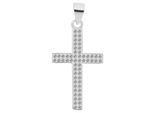 Kettenanhänger ADELIA´S "modischer Kreuz Anhänger aus 925 Sterling Silber", silber, Schmuckanhänger, Damen, Silber 925 (Sterlingsilber), Kettenanhänger