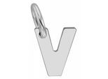 Kettenanhänger ADELIA´S "modischer Buchstabe Anhänger aus 925 Sterling Silber", silber, Schmuckanhänger, Damen, Silber 925 (Sterlingsilber), Kettenanhänger