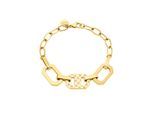 Armband JOOP "2035035", gold (gelbgoldfarben), Armbänder, Damen, 19,5cm, Edelstahl, Armband