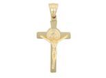 Kettenanhänger ADELIA´S "hochwertiger Kreuz Anhänger aus Edelstahl", gold, Schmuckanhänger, Damen, Edelstahl, Kettenanhänger
