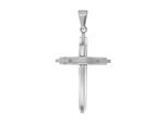 Kettenanhänger ADELIA´S "zeitloser Kreuz Anhänger aus Edelstahl", silber, Schmuckanhänger, Damen, Edelstahl, Kettenanhänger