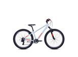 Jugendfahrrad S’COOL "S'COOL Xroc Pro 26-K7 Sky Grey/Neon Orange" Gr. 35, sky grau, neon orange, Fahrräder, Kinder, 35cm, 26 Zoll (66,04cm)