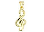 Kettenanhänger ADELIA´S "trendiger Schlüssel Anhänger aus 925 Sterling Silber", gold, Schmuckanhänger, Damen, Silber 925 (Sterlingsilber), Kettenanhänger