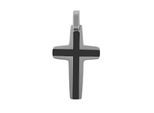 Kettenanhänger ADELIA´S "hochwertiger Kreuz Anhänger aus Edelstahl", silber, Schmuckanhänger, Damen, Edelstahl, Kettenanhänger