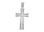 Kettenanhänger ADELIA´S "stilvoller Kreuz Anhänger aus Edelstahl", gold, Schmuckanhänger, Damen, Edelstahl, Kettenanhänger
