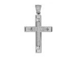 Kettenanhänger ADELIA´S "zeitloser Kreuz Anhänger aus Edelstahl", silber, Schmuckanhänger, Damen, Edelstahl, Kettenanhänger