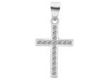 Kettenanhänger ADELIA´S "zeitloser Kreuz Anhänger aus 925 Sterling Silber", gold, Schmuckanhänger, Damen, Silber 925 (Sterlingsilber), Kettenanhänger