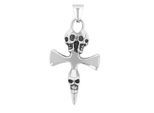 Kettenanhänger ADELIA´S "eleganter Kreuz Anhänger aus Edelstahl", silber, Schmuckanhänger, Damen, Edelstahl, Kettenanhänger