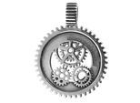 Kettenanhänger ADELIA´S "trendiger Schmuck Anhänger aus Edelstahl", silber, Schmuckanhänger, Damen, Edelstahl, Kettenanhänger