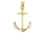 Kettenanhänger ADELIA´S "modischer Anker Anhänger aus Edelstahl", gold, Schmuckanhänger, Damen, Edelstahl, Kettenanhänger